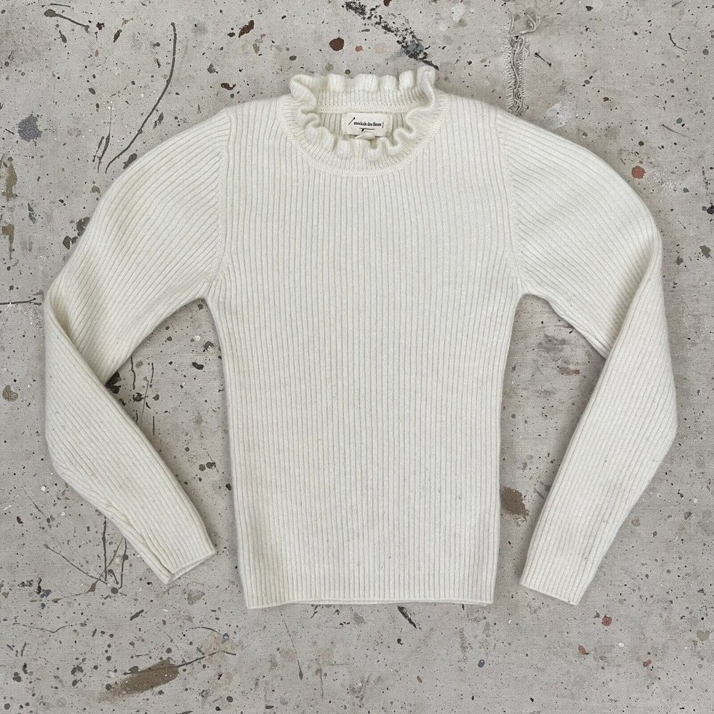 Mes Kids Des Fleurs Japan Angora Blend Sweater